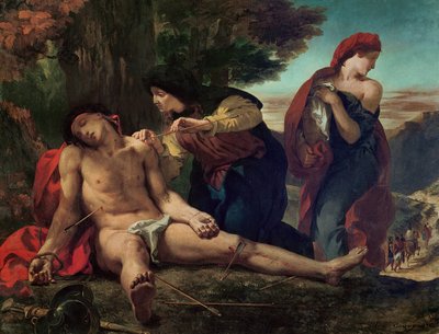 St. Sebastian, 1836 by Ferdinand Victor Eugene Delacroix